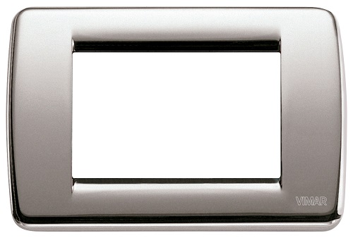 Placca 3m Metallo Nichel Spazzolato